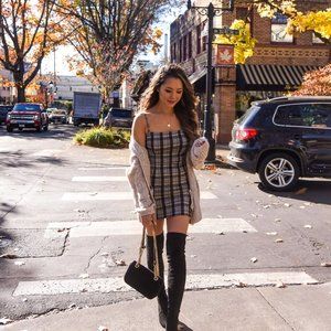 Tiger Mist Plaid Dress